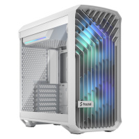 Fractal Design Torrent Compact RGB White TG C Tint/Mini Tower/Transpar./Bílá