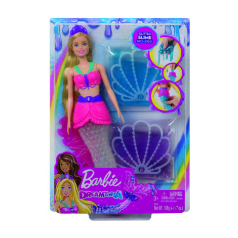 Barbie mořská víla a třpytivý sliz Mattel