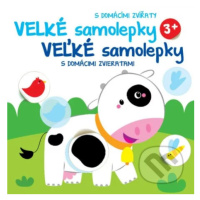 Velké samolepky: Kráva / Veľké samolepky: Krava (s domácími zvířaty / s domácimi zvieratami) - k