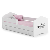 ArtAdrk Dětská postel CASIMO | se zásuvkou a zábranou Provedení: Princess