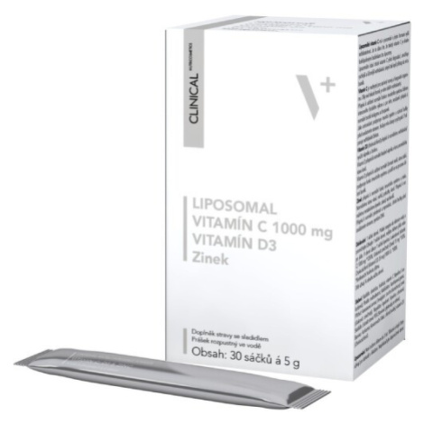 LIPOSOMAL Vitamín C+D3+Zinek 30x5g Clinical