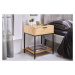 Estila Industriální designový noční stolek Tacoma 40cm