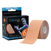 BronVit Sport Kinesio Tape classic 5 cm x 6 m tejpovací páska béžová