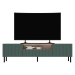 TP Living TV stolek KAMA 160 cm dub artisan/zelený