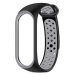 Eternico Sporty pro Xiaomi Mi band 5 / 6 / 7 solid black and gray