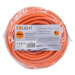 SOLIGHT PS09 prodlužovací kabel - spojka, 1 zásuvka, 25m, 3 x 1,5mm2, oranžová