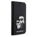 Flipové pouzdro Karl Lagerfeld PU Saffiano Karl and Choupette NFT Book pro Apple iPhone 13 Pro M