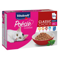 Vitakraft Poésie Classic Sauce míchané balení - 12 x 85 g