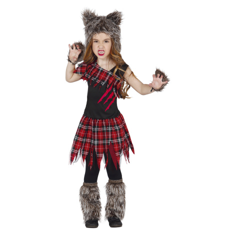Guirca Dívčí kostým Vlk Velikost - děti: M