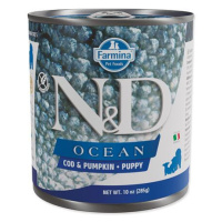 KONZERVA N&D DOG OCEAN COD & PUMPKIN PUPPY 285g