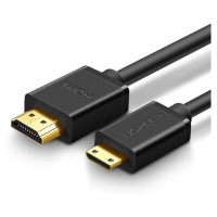 Ugreen kabel HDMI - mini HDMI 19 pin 2.0v 4K 60Hz 30AWG 1,5m černý (11167)