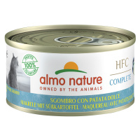 Výhodné balení Almo Nature HFC Complete 24 x 70 g - makrela s batáty