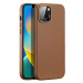 Dux Ducis Grit pouzdro z Eko kůže na iPhone 14 PLUS 6.7" Brown