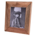 H&L Dřevěný fotorámeček 37×32,5cm, teakové dřevo