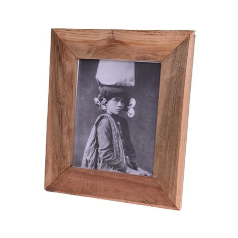 H&L Dřevěný fotorámeček 37×32,5cm, teakové dřevo