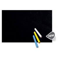 KUPSI-TAPETY 213-5004 D-C-Fix Samolepící tabulová popisovací folie černá se třemi křídami veliko