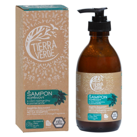 Tierra Verde Šampon kopřivový s vůní rozmarýnu a pomeranče 230 ml