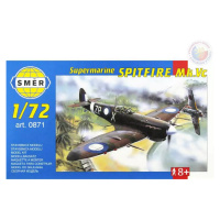 SMĚR Model letadlo Supermarine Spitfir 1:72 (stavebnice letadla)