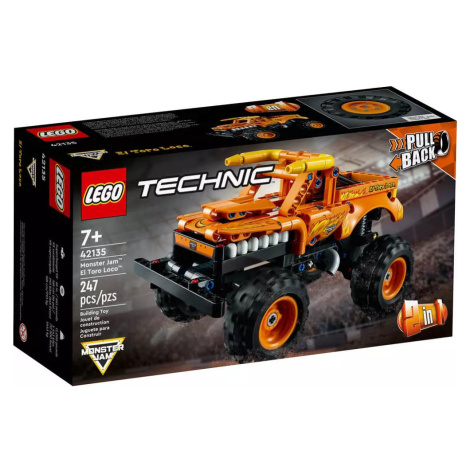 LEGO TECHNIC Auto Monster Jam El Toro Loco 2v1 42135 STAVEBNICE