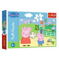 Trefl Puzzle Peppa Pig - Zábava s přáteli / 60 dílků