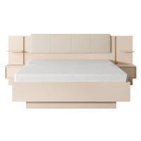 ArtLas Manželská postel DUST s nočními stolky | 160 x 200 cm Provedení: Postel s dřevěným roštem