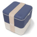 MonBento Svačinový bento box Square Natural Blue