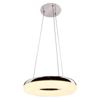 LED Lustr na lanku LED/40W/230V 3000K pr. 40 cm lesklý chrom