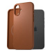 AlzaGuard Genuine Leather Case with Magsafe pro iPhone 16 Plus sedlově hnědý