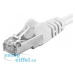 PREMIUMCORD Patch kabel CAT6a S-FTP, RJ45-RJ45, AWG 26/7 5m bílá