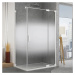 SanSwiss Ronal SanSwiss Cadura 110 cm jednokřídlé dveře - bílý/sklo Screen CA13D1110987