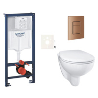 Závěsný wc set do lehkých stěn / předstěnová montáž GROHE Bau Ceramic SIKOGRSBAUSCDL0