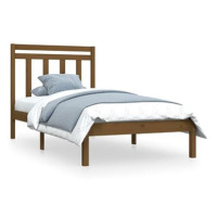 Rám postele medově hnědý masivní dřevo 100 × 200 cm, 3105243