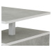 Konferenční stolek EIKE beton/bílá