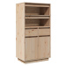 vidaXL Skříň highboard 60 x 40 x 116,5 cm masivní borové dřevo