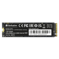 VERBATIM SSD Vi3000 Internal PCIe NVMe M.2 SSD 1TB