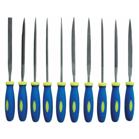 Pilníky jehlové 150 mm, různé druhy, sada 10 ks - EXTOL CRAFT EX8801 Extol Premium