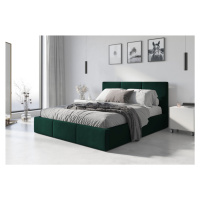 Expedo Čalouněná postel NICKY, 160x200, zelená