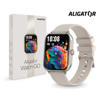 Hodinky ALIGATOR Smart Watch GO hvězdně stříbrné