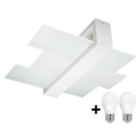 Brilagi Brilagi -  LED Stropní svítidlo HERA 2xE27/7,5W/230V bílá