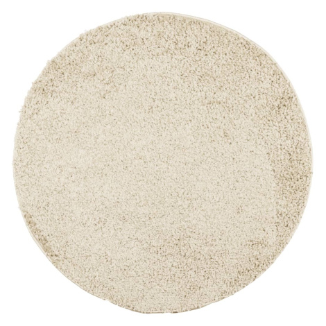 vidaXL Koberec PAMPLONA s vysokým vlasem moderní zlatý Ø 160 cm