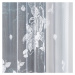 Dekorační oblouková krátká záclona na žabky BEGONIA 160 bílá 300x160 cm MyBestHome