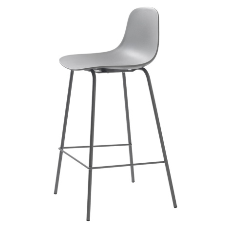 Furniria Designová barová židle Jensen šedá