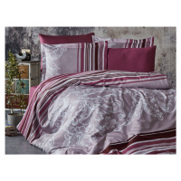 Brotex Francouzské povlečení Satén 220x200, 70x90cm Sonet bordo