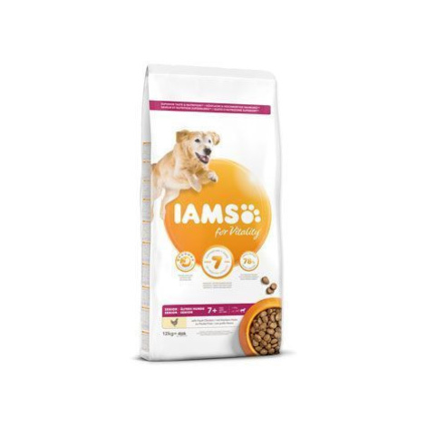 Iams Dog Senior Large Chicken 12kg