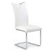 Jídelní židle Porpos (bílá, stříbrná)