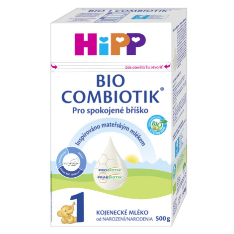 HiPP Počáteční mléčná kojenecká výživa 1 BIO Combiotik 500 g