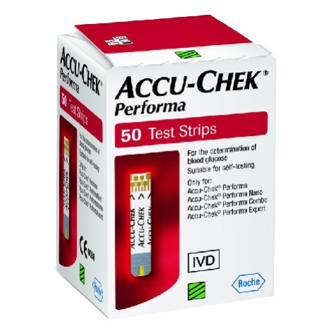 ACCU CHEK Performa proužky 50 ks