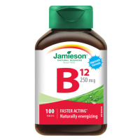 Jamieson Vitamín B12 Metylkobalamín 250mcg Tbl.100