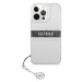 Guess GUHCP13LKB4GGR hard silikonové pouzdro iPhone 13 / 13 Pro 6.1" transparent 4G Grey Strap C