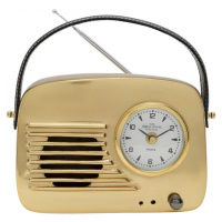 KARE Design Stolní hodiny Retro radio 20x22cm